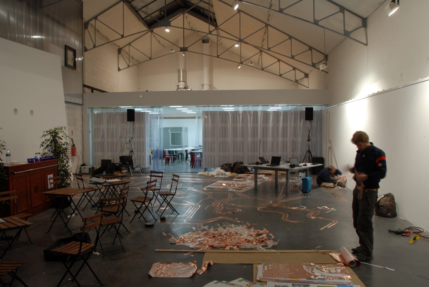 Figure 3: Open Circuit is a site-specific installation that uses a modular system